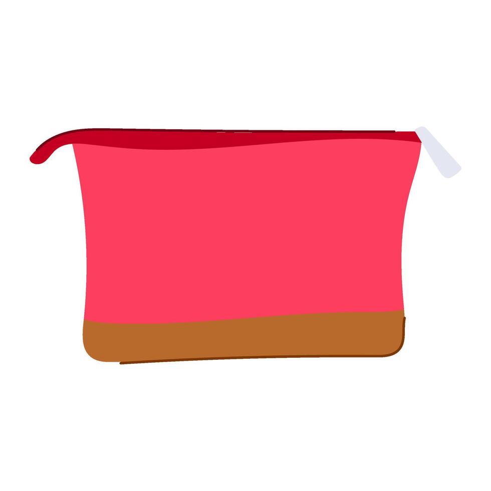 highlighter makeup bag cartoon illustration vector