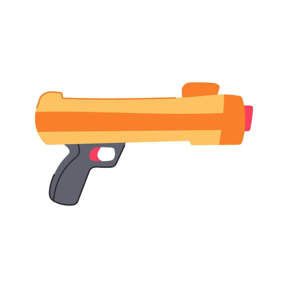 modulus nerf gun toy cartoon illustration vector