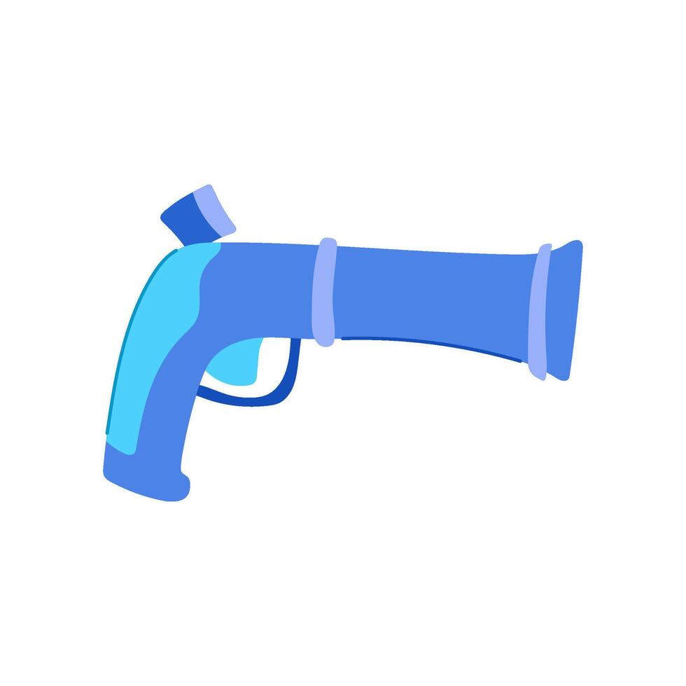 zombie nerf gun toy cartoon illustration vector