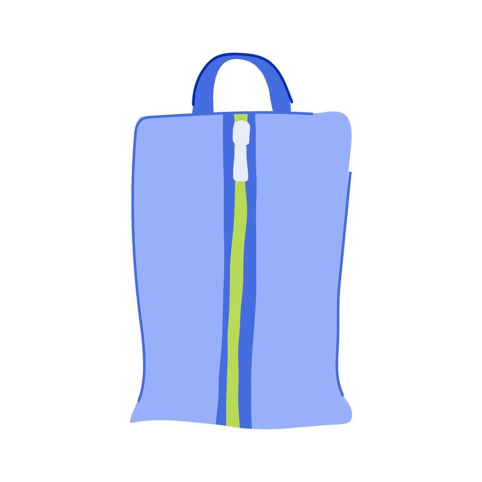 foldable shoe bag cartoon vector