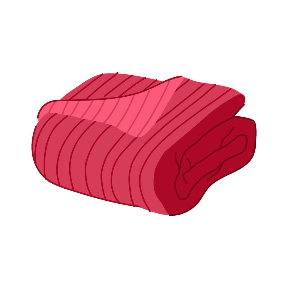 lightweight throw blanket cartoon vector