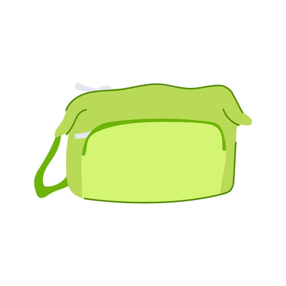durable toiletry bag cartoon illustration vector