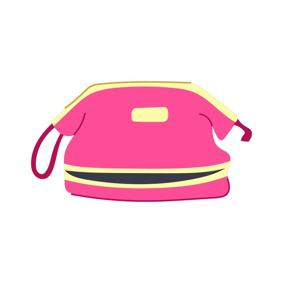 versatile toiletry bag cartoon illustration vector