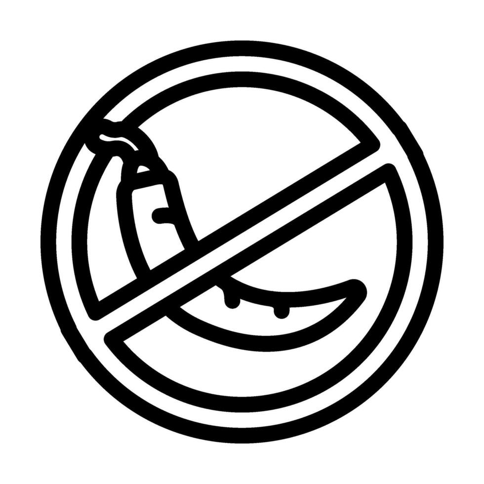 avoiding spicy food diarrhea line icon illustration vector