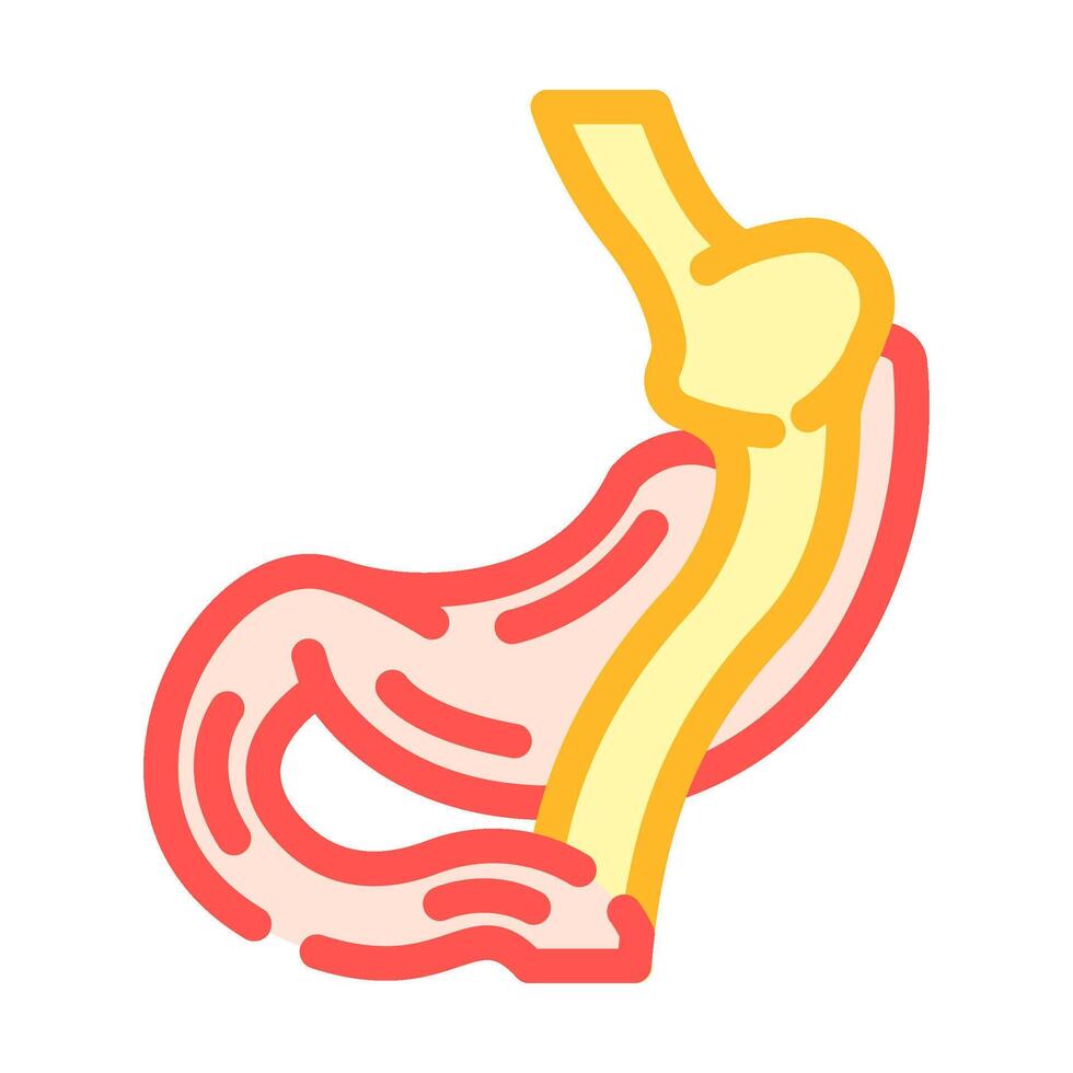 gastric bypass gastroenterologist color icon illustration vector