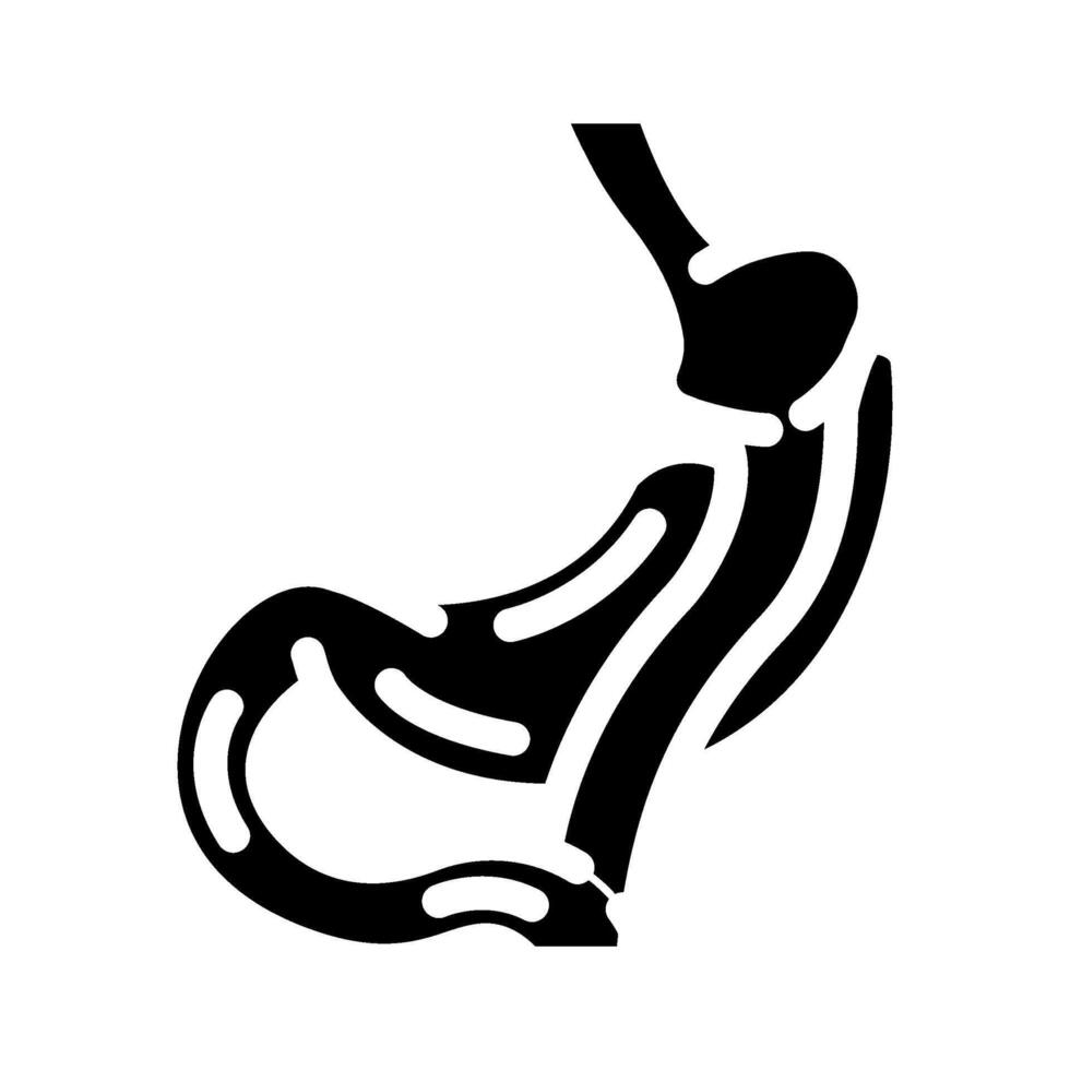 gastric bypass gastroenterologist glyph icon illustration vector