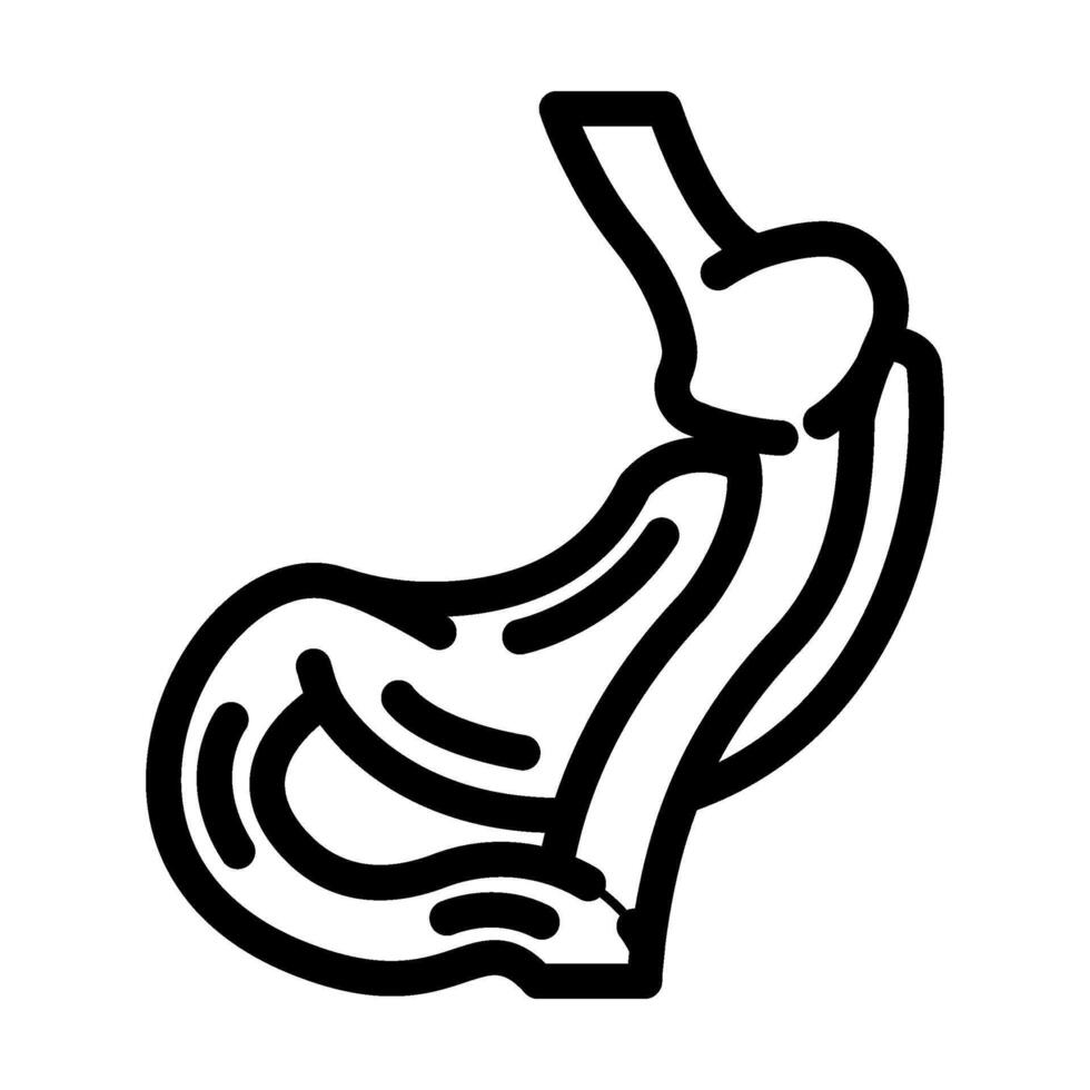 gastric bypass gastroenterologist line icon illustration vector