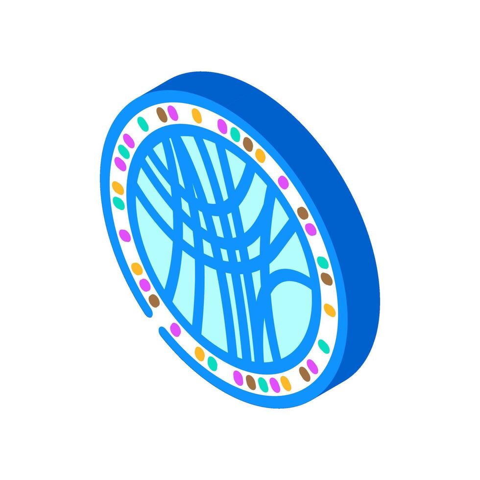 genome map genetic engineering isometric icon illustration vector