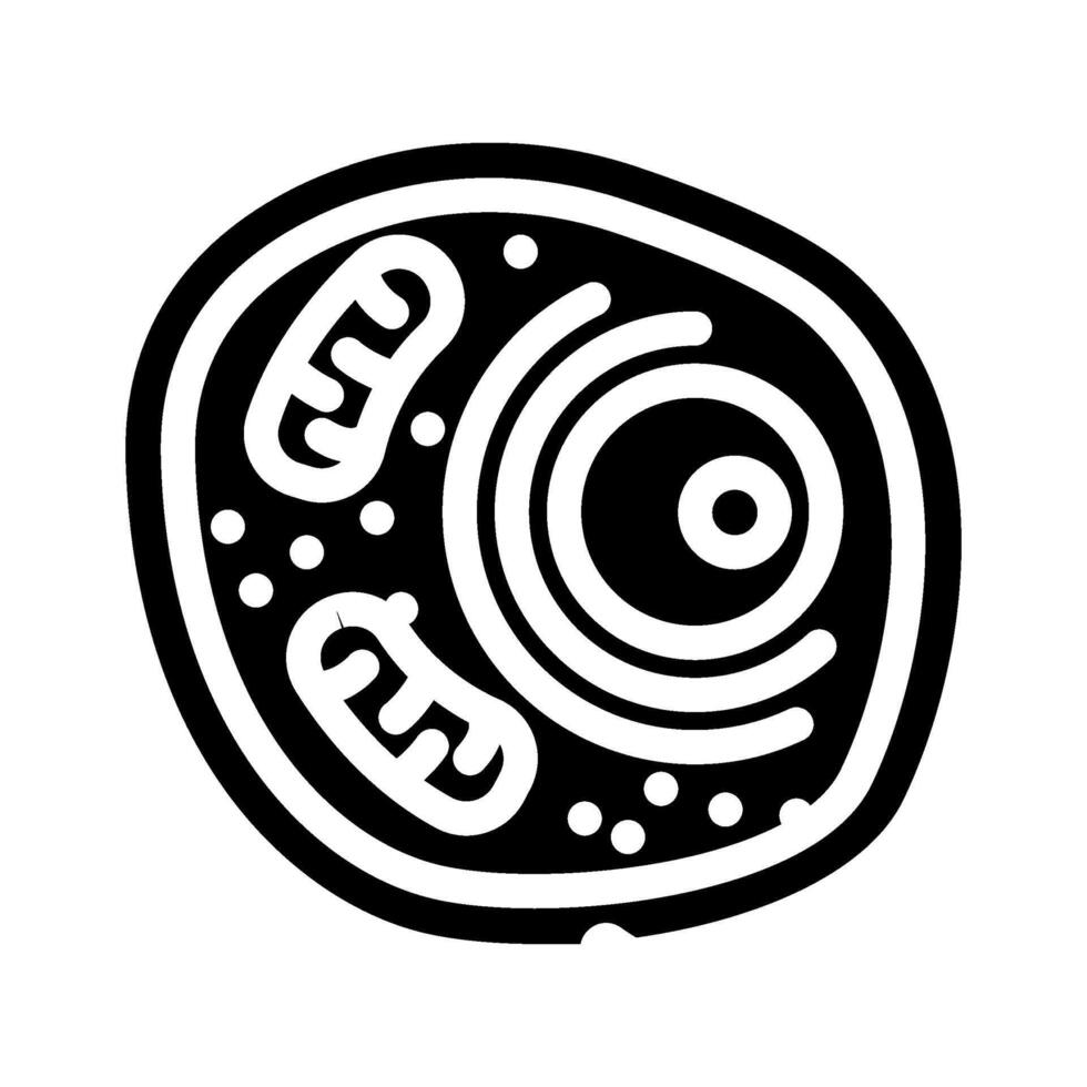 cells genetic engineering glyph icon illustration vector