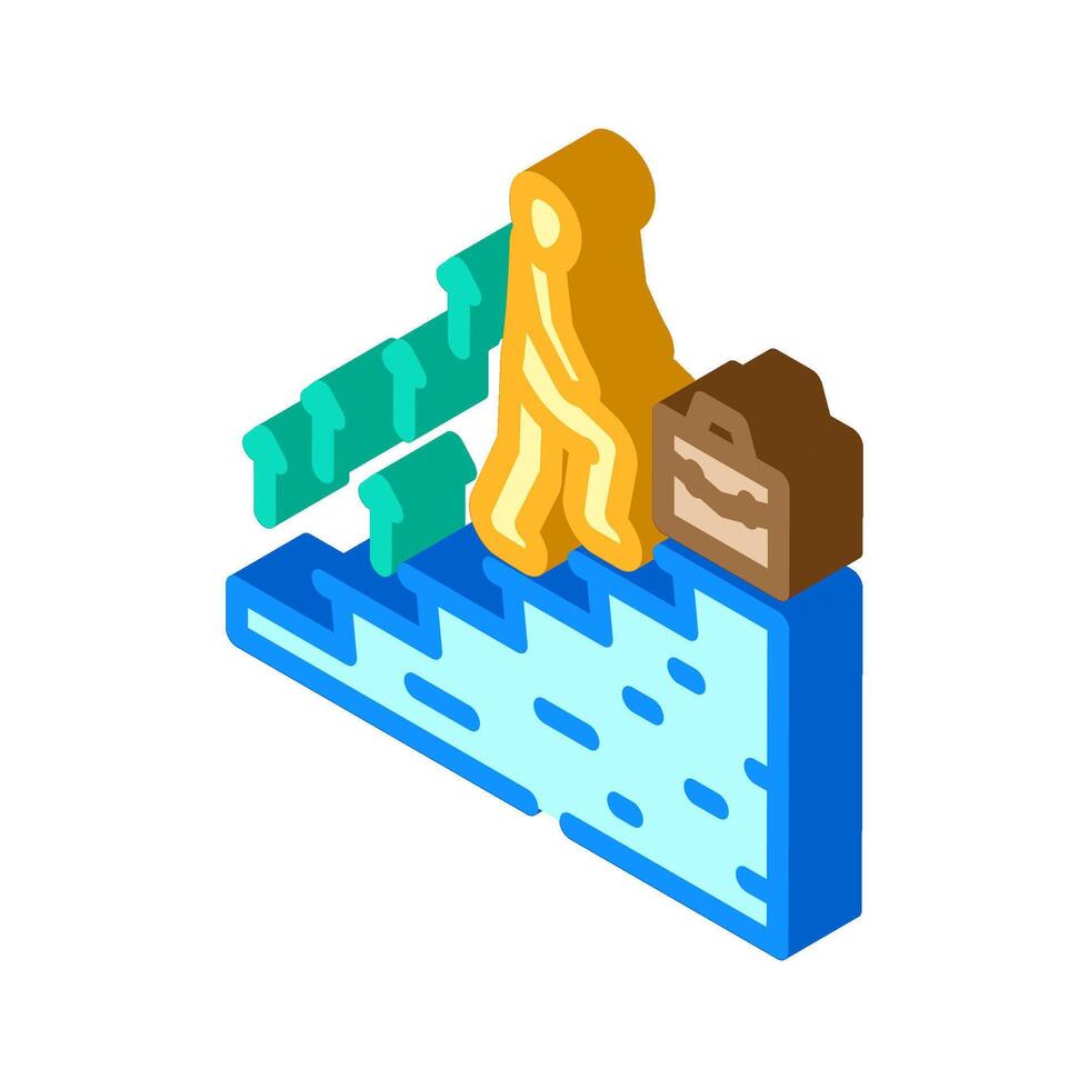 work experience interview job isometric icon illustration vector