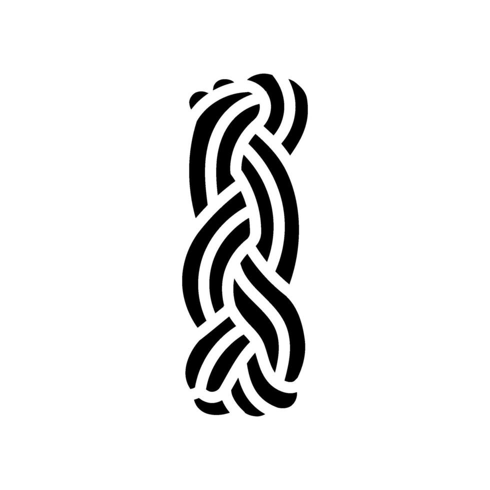 turks head nautical knot glyph icon illustration vector