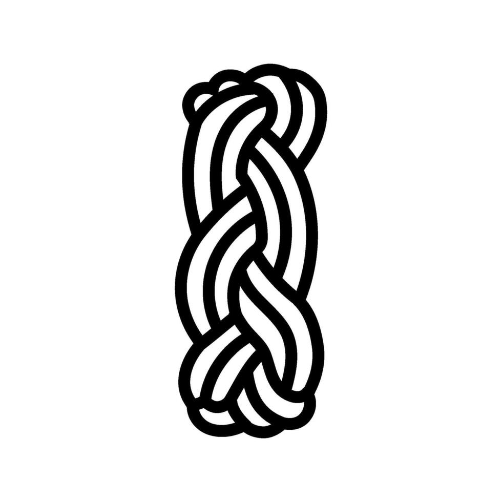 turks head nautical knot line icon illustration vector