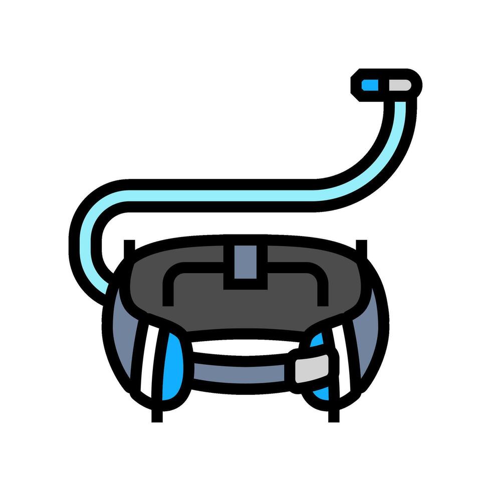 hydration belt nordic walking color icon illustration vector