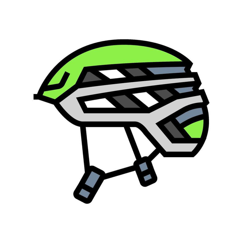 helmet rock climbing color icon illustration vector