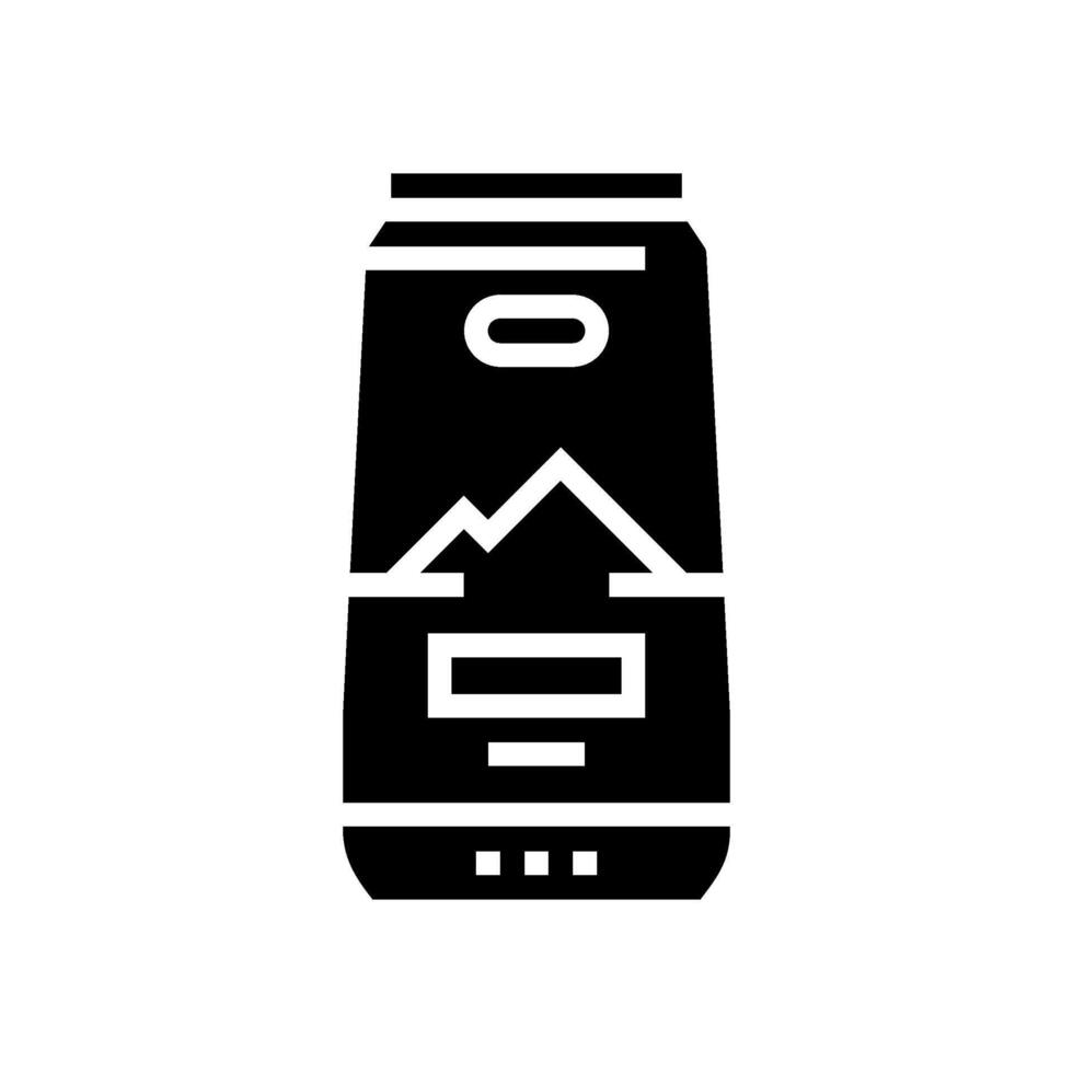 chalk rock climbing glyph icon illustration vector