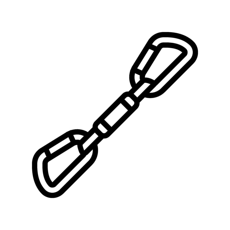 quickdraws rock climbing line icon illustration vector