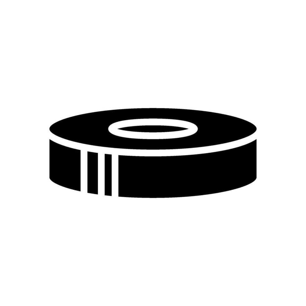 tape rock climbing glyph icon illustration vector