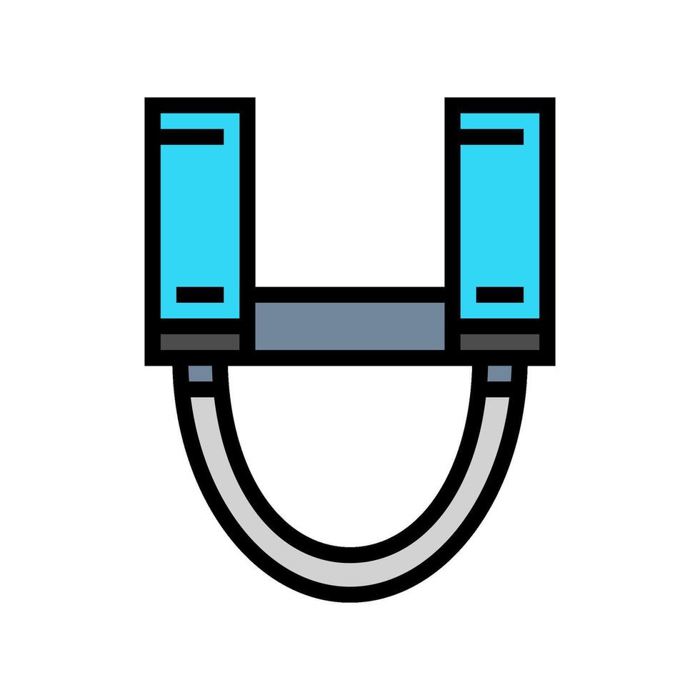 gear loops rock climbing color icon illustration vector