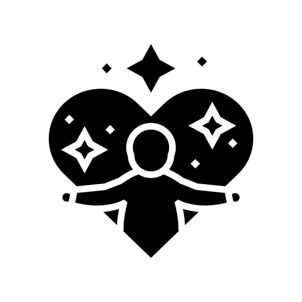 infant care child nurse glyph icon illustration vector