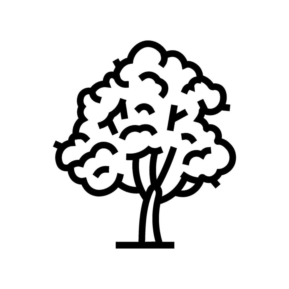 tree eco conscious line icon illustration vector