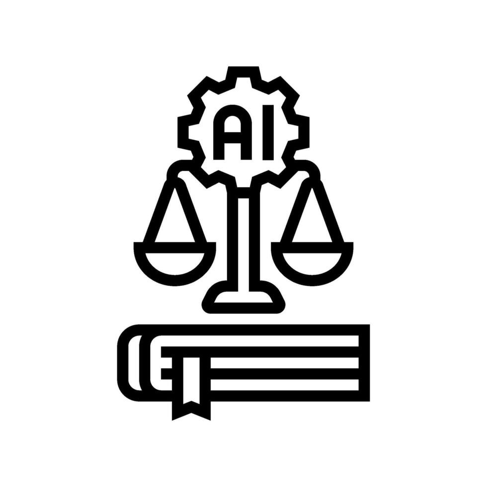 guidelines document line icon illustration vector