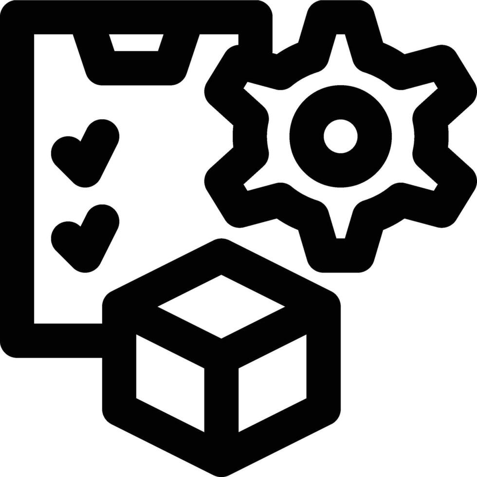 Product Management, Product Development, Product Outline Icon vector