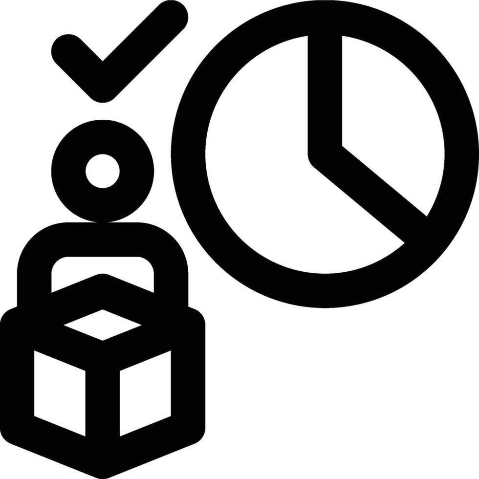 Customer Retention, Retention Rate, Customer Outline Icon vector