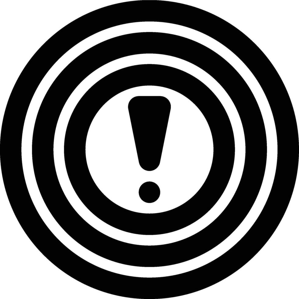 Specific Problem, Problem, Target Outline Icon vector