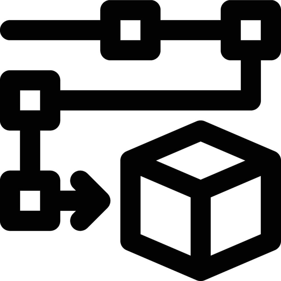 Product Planning, Product Management, Product Outline Icon vector