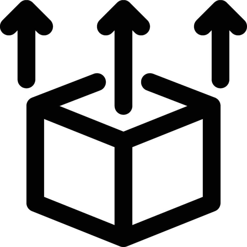 Product Launching, Product Release, Product Management Outline Icon vector