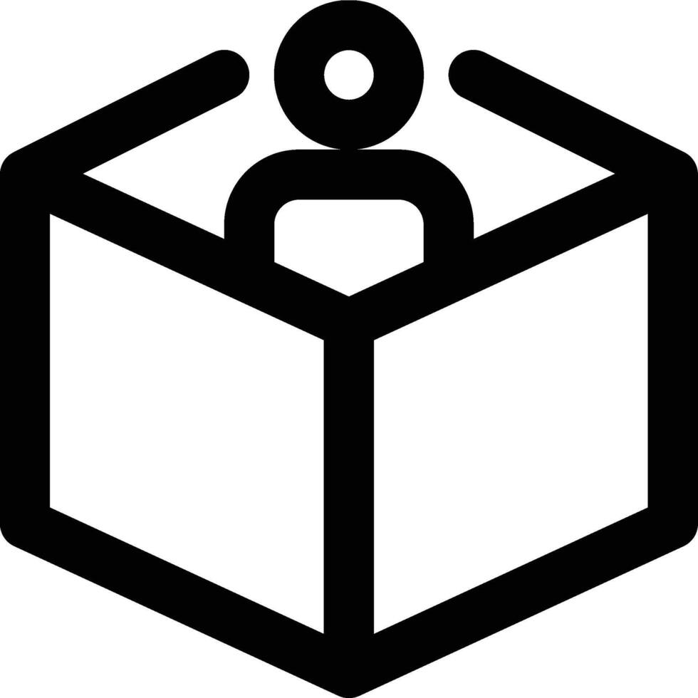 Product Owner, Product Manager, Product Customer Outline Icon vector