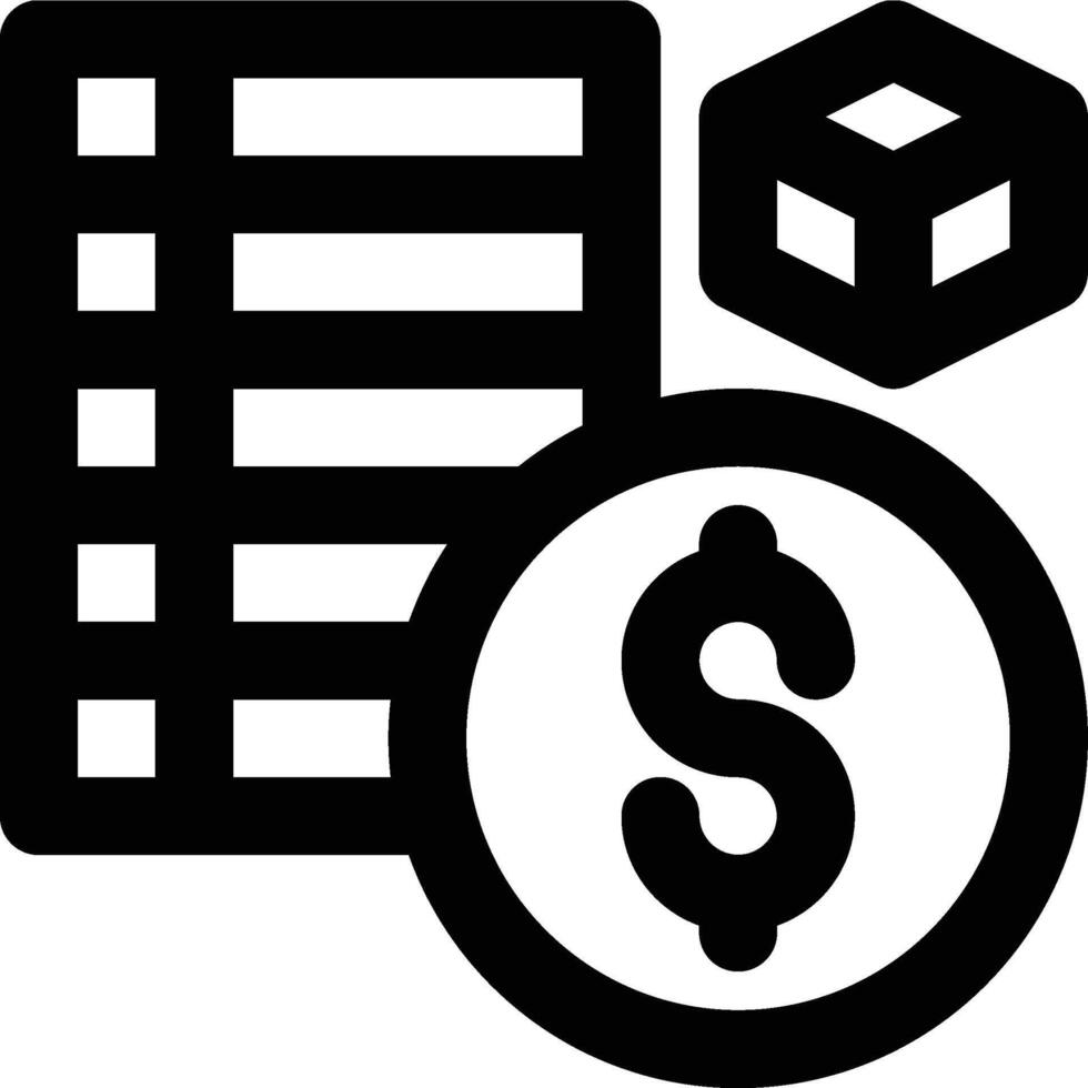 Budgeting, Budget Management, Budget Planning Outline Icon vector