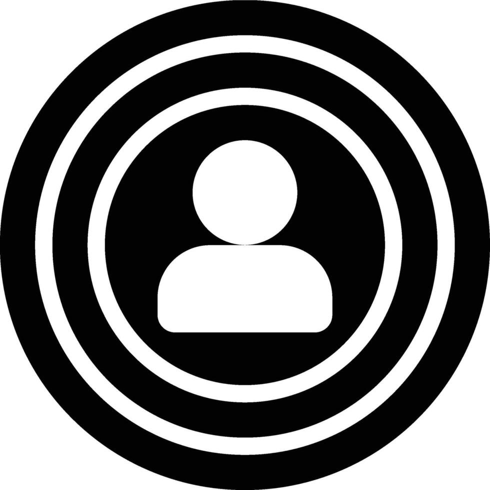 Target Customer, Target Audience, Specific Customer Solid Glyph Icon vector