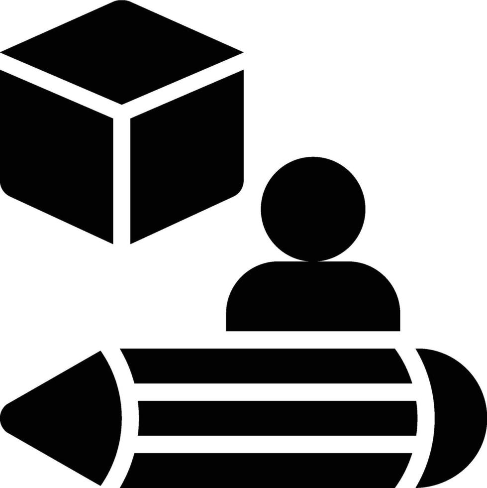 Product Designer, Product Design, Product Management Solid Glyph Icon vector