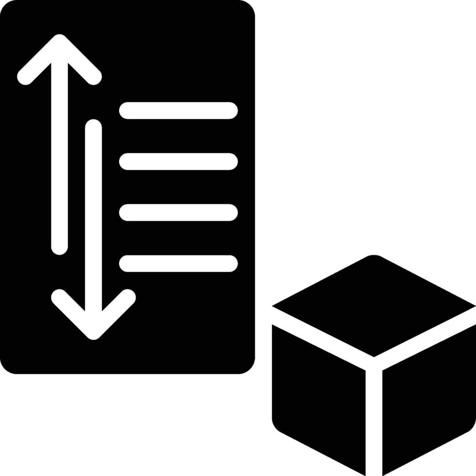 Prioritization, Prioritize, Sorting Solid Glyph Icon vector