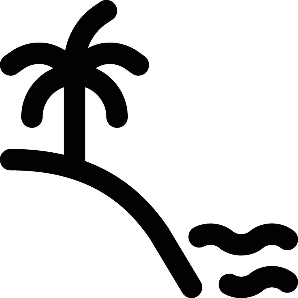 Low Tide, Tide, Beach Sea Outline Icon vector