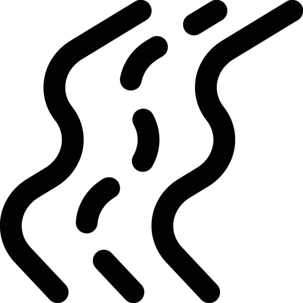 River, Waterways, Nature Outline Icon vector