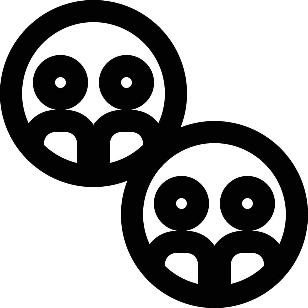 Demography, Society, Population Outline Icon vector
