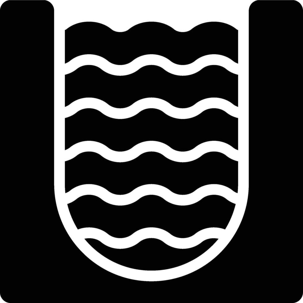 Waterhole, Water Hole, Well Solid Glyph Icon vector