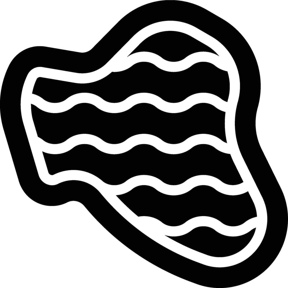 Lake, Reservoir, Water Solid Glyph Icon vector