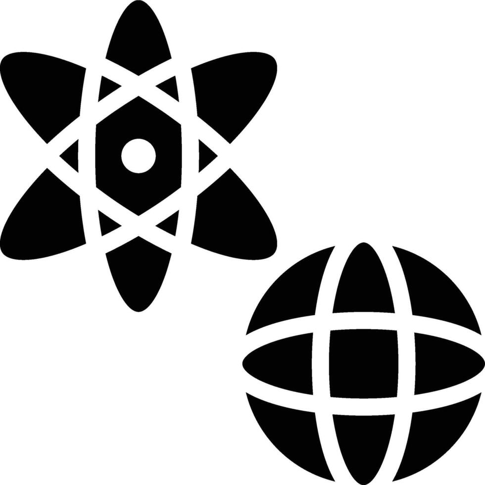 Earth Science, Geography, Geographic Solid Glyph Icon vector