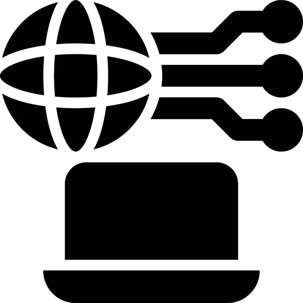 Geographic, Information System, Geography Solid Glyph Icon vector