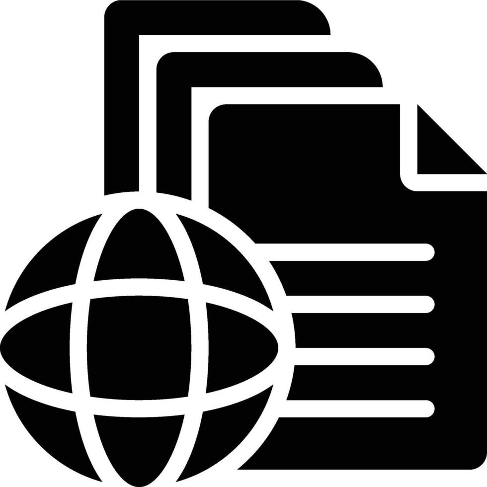Geodata, Geographic, Data Solid Glyph Icon vector