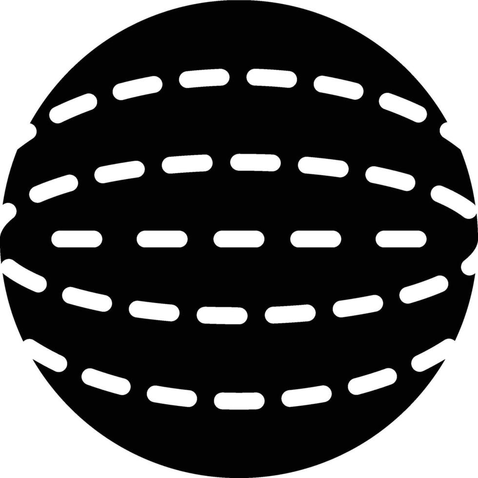 Latitude, Imaginary Lines, Earth Solid Glyph Icon vector
