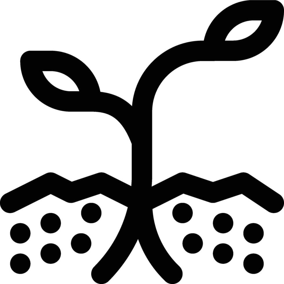 Botany, Agriculture, Ecology Outline Icon vector