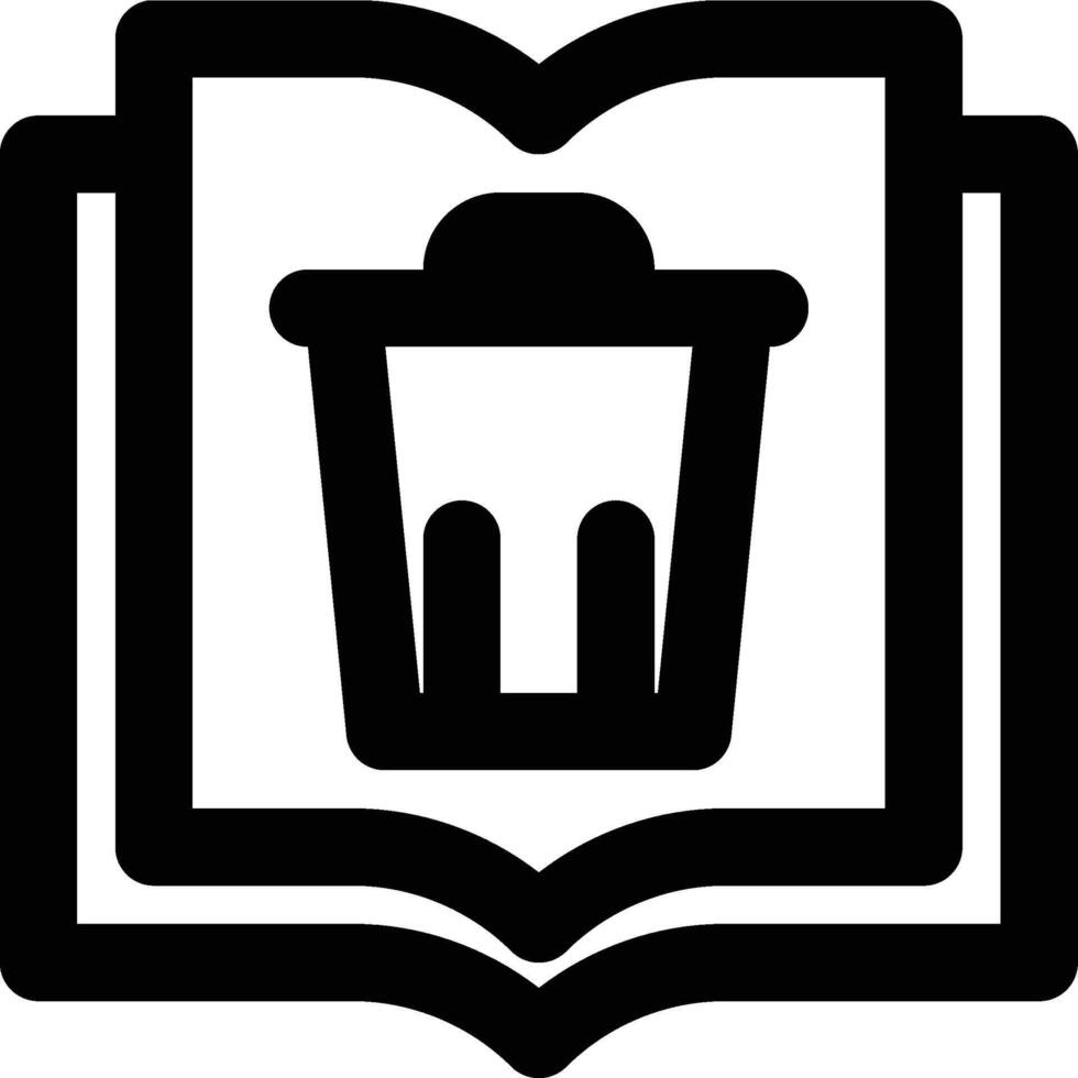 Garbology, Garbage, Trash Outline Icon vector
