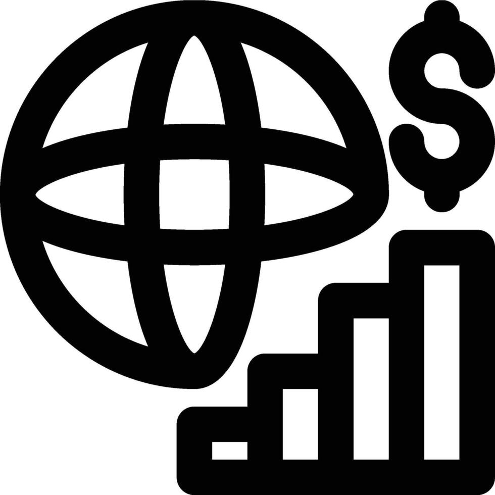 Macroeconomics, Economics, Science Outline Icon vector