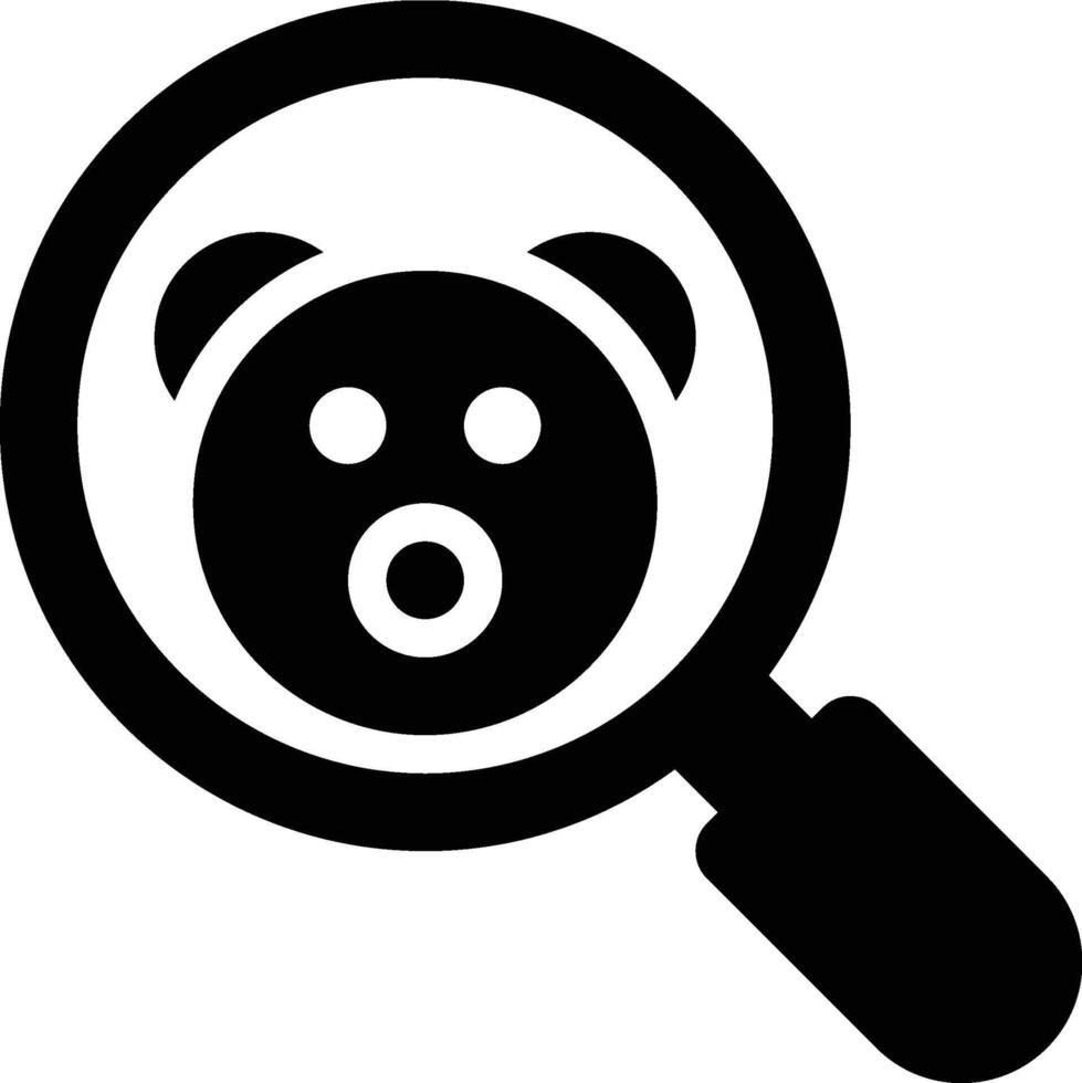 Zoology, Animals, Science Glyph Solid Icon vector