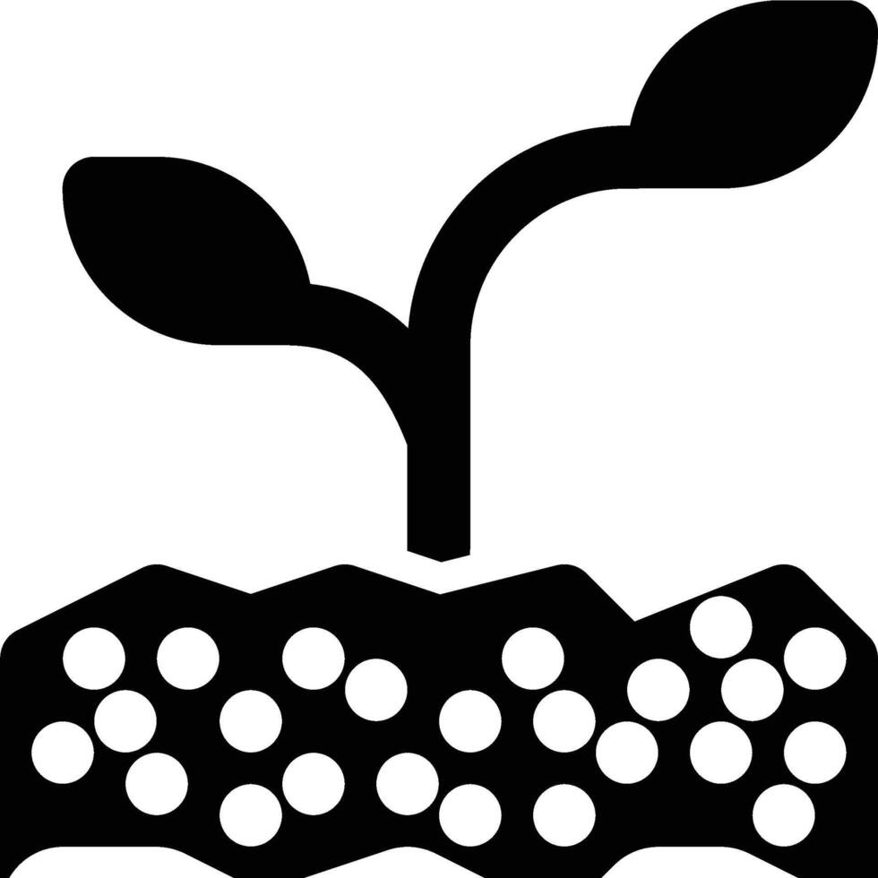 Botany, Agriculture, Ecology Glyph Solid Icon vector