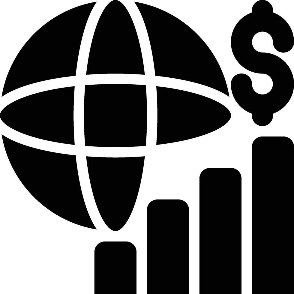 Macroeconomics, Economics, Science Glyph Solid Icon vector